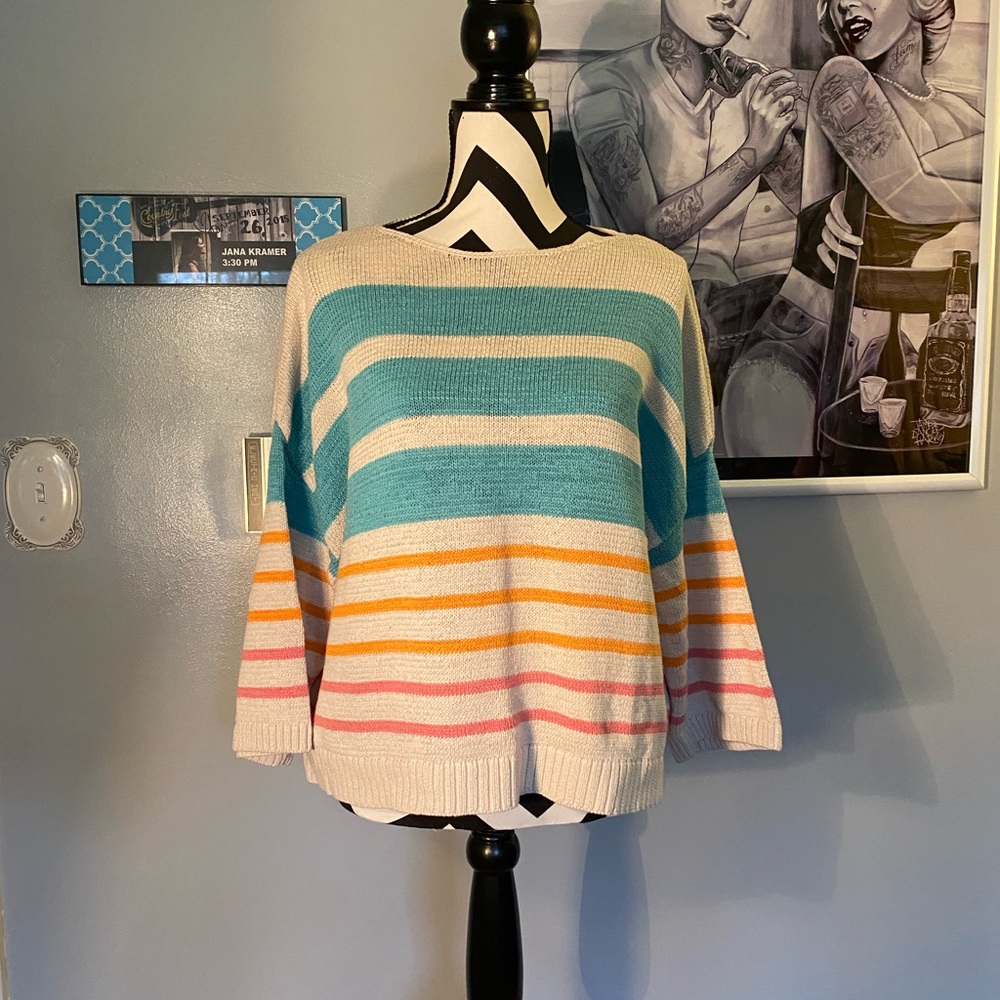 Multi colored sweater